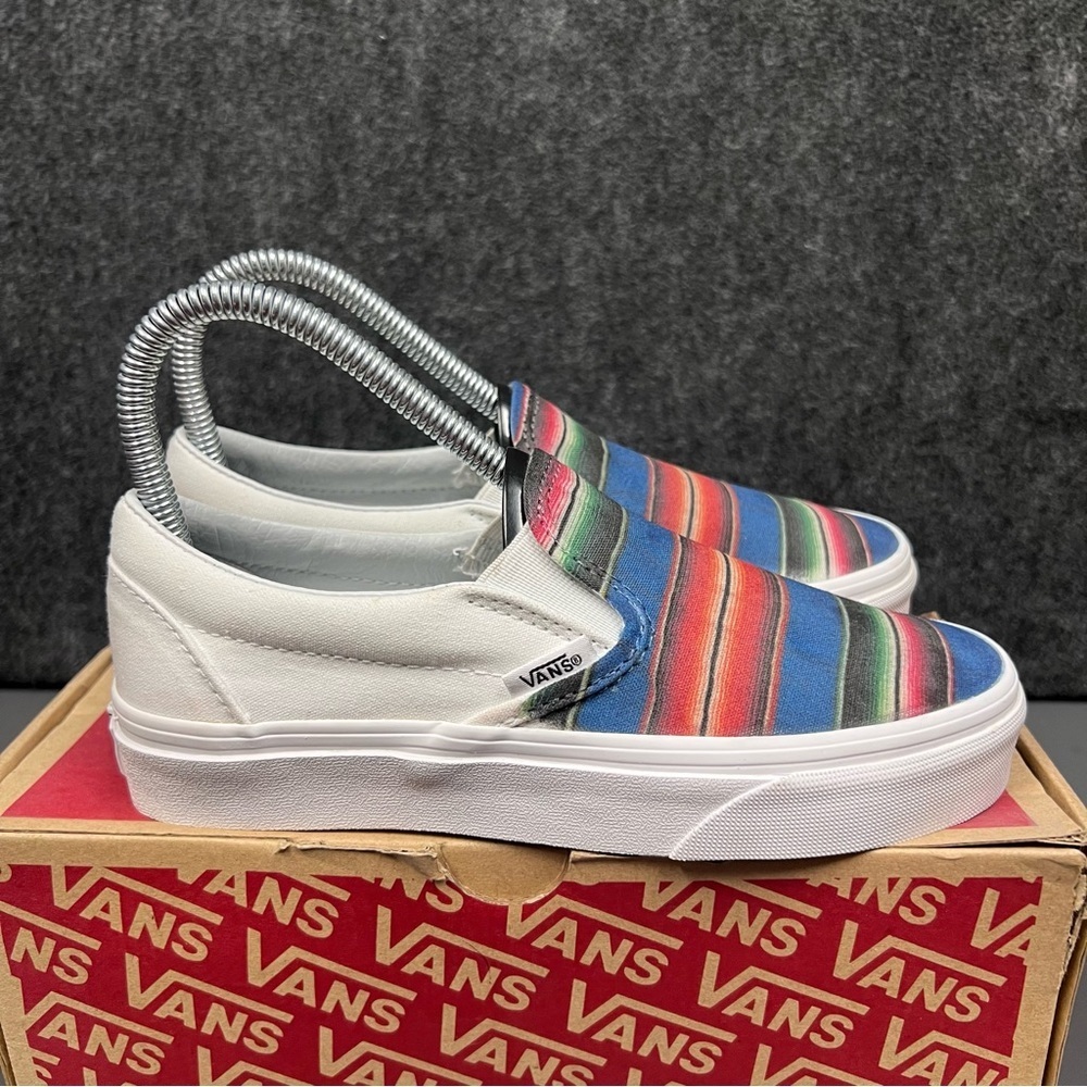 Vans Classic “Mexican Blanket” Slip On Shoes Size 5 Women’s - Picture 6 of 12